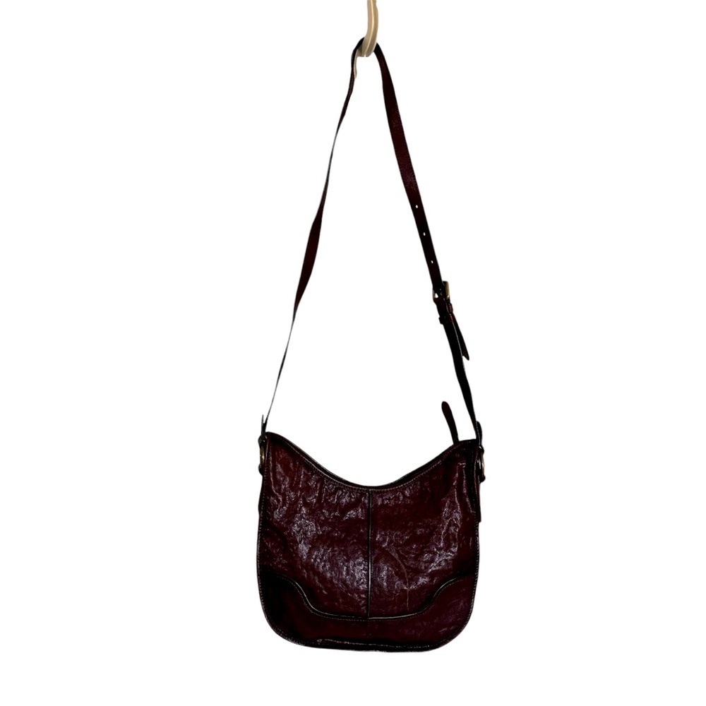 Frye Lucy Leather Crossbody Bag Brown